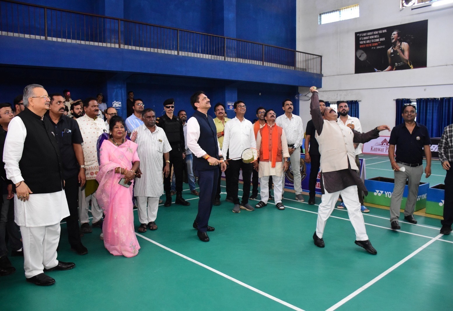 राजनांदगांव में 25वीं छत्तीसगढ़ स्टेट जूनियर रैंकिंग बैडमिंटन टूर्नामेंट का शुभारंभ